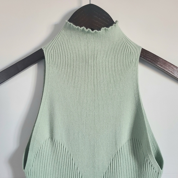 AERON Zero Ribbed Bodysuit, Size Large, Sage, NWT - Picture 8 of 16
